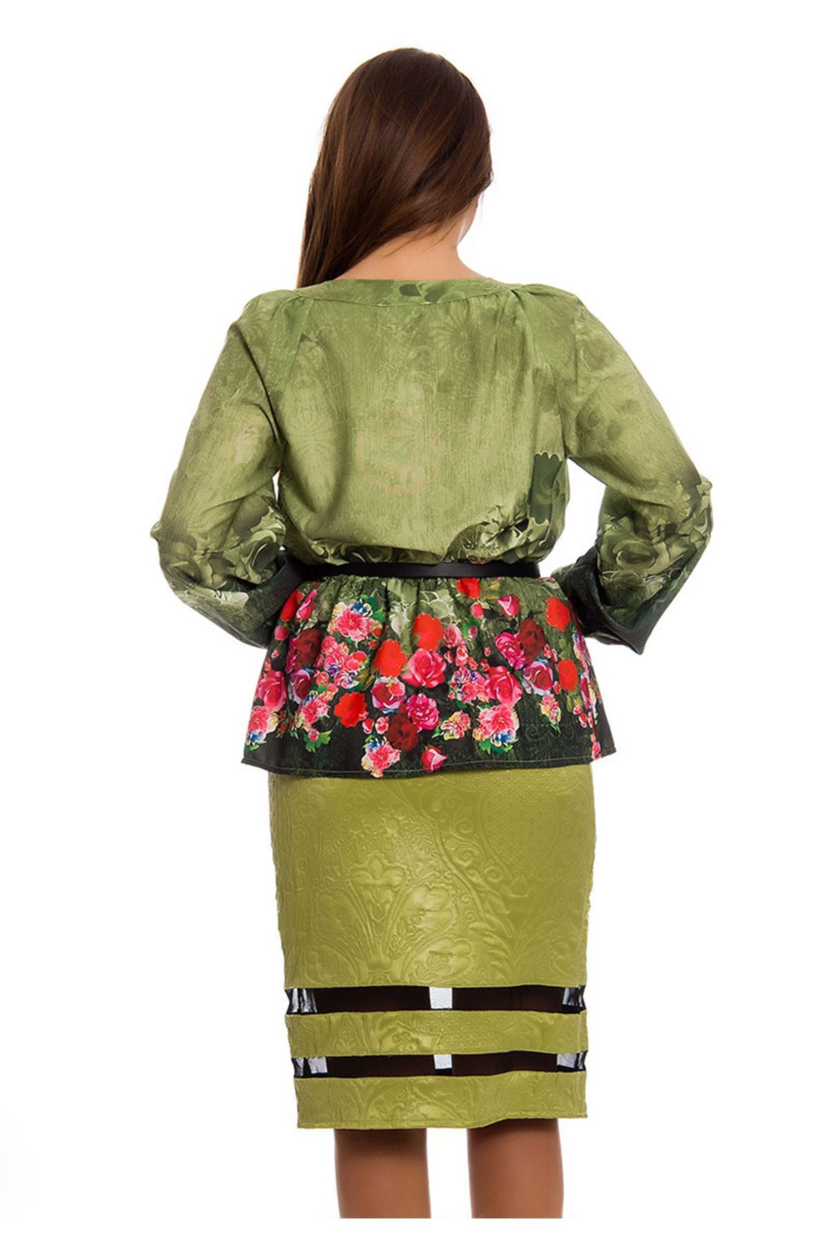 Etek Bluz İki Parça Kadın Elbise H9-124405