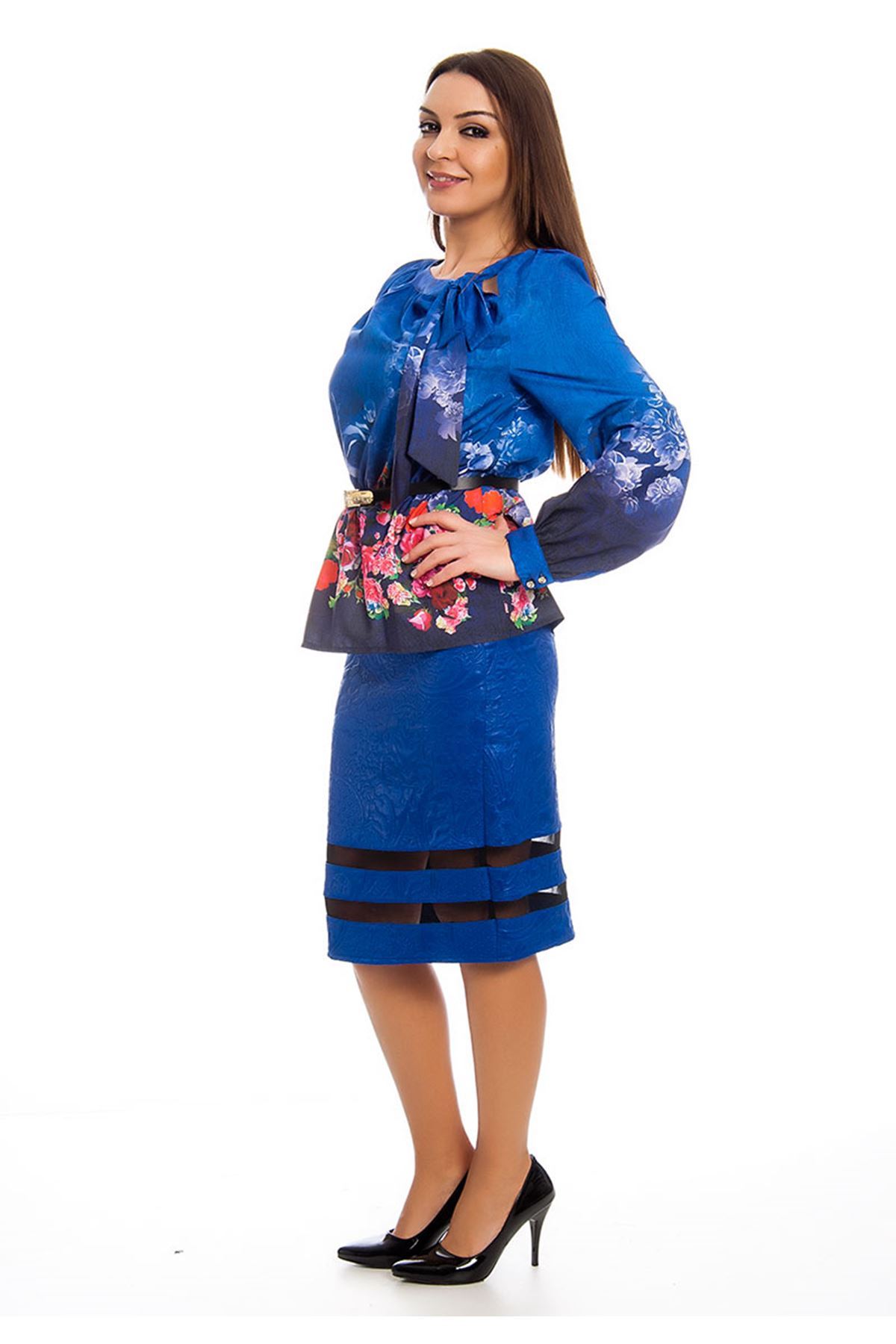 Etek Bluz İki Parça Kadın Elbise H9-124413