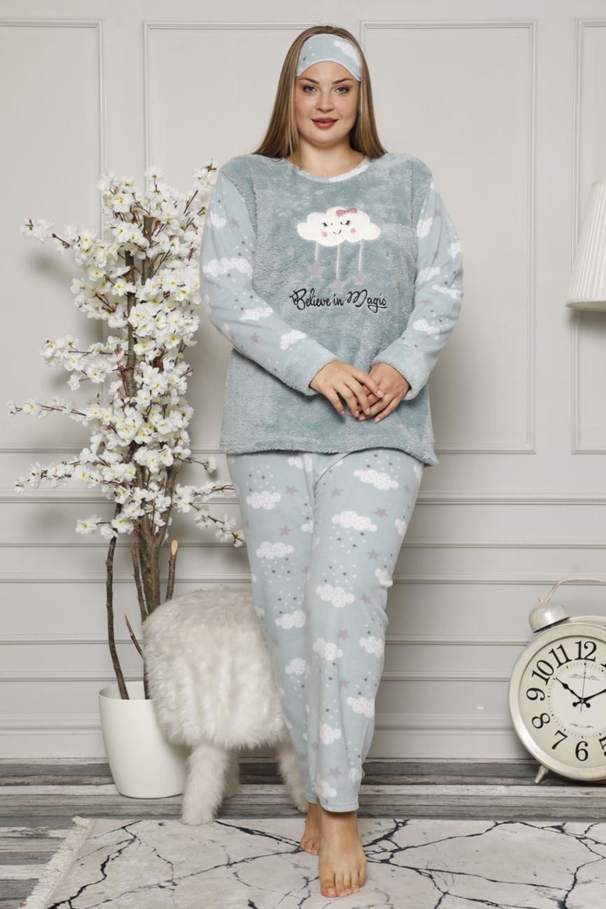 Welsoft Polar Pijama Takımı 32D-9041