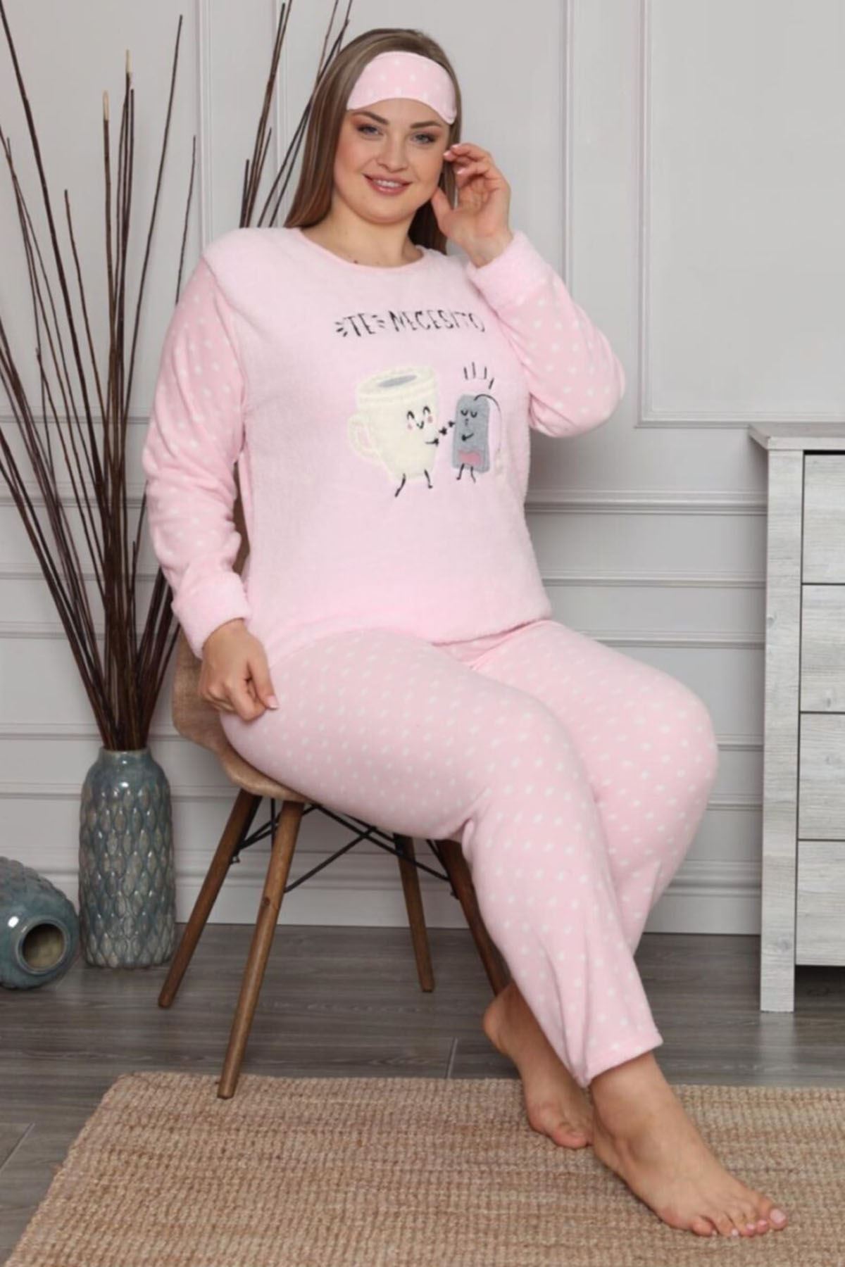 Welsoft Pembe Pijama Takımı 32D-1452