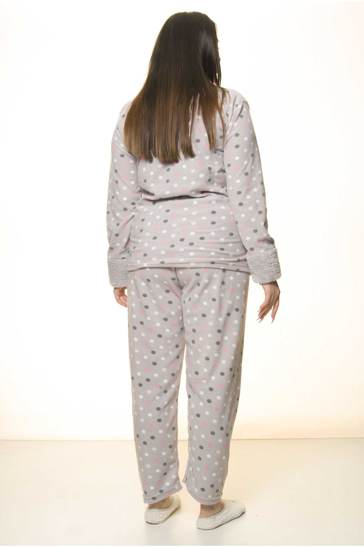 Polar Peluş Kışlık Pijama Takımı 32C-1524