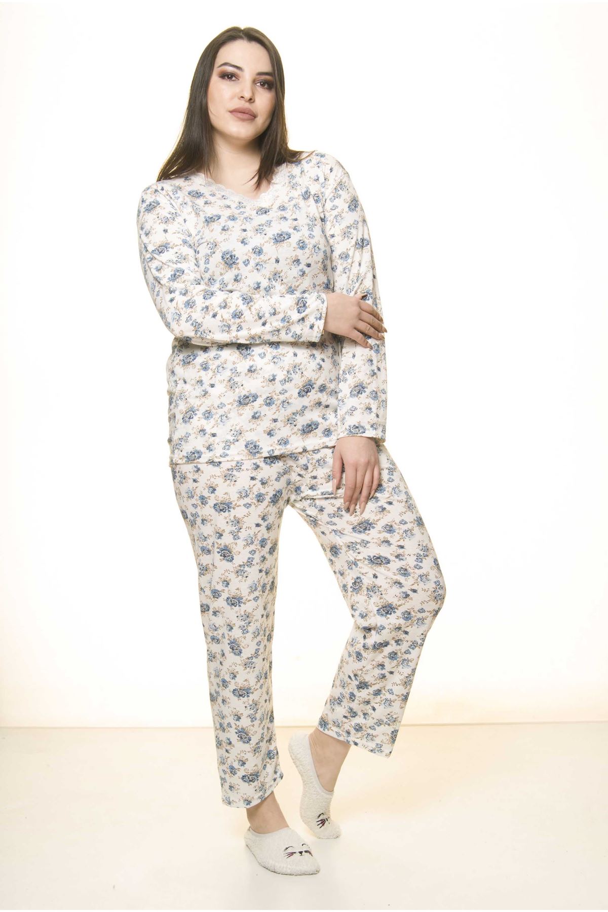  Geniş Kesim Pijama Takımı 31A-1558