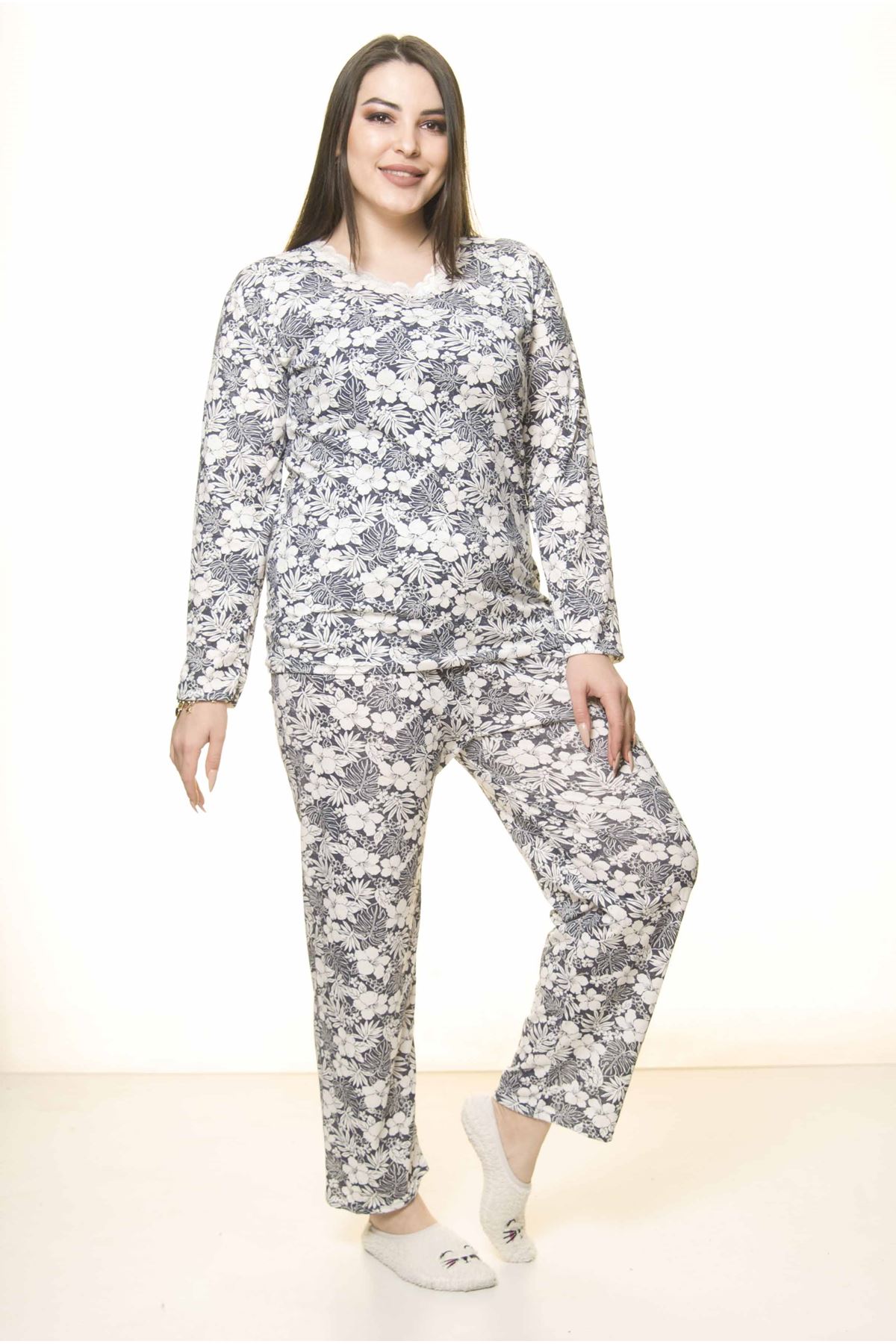  Geniş Kesim Pijama Takımı 31A-1561