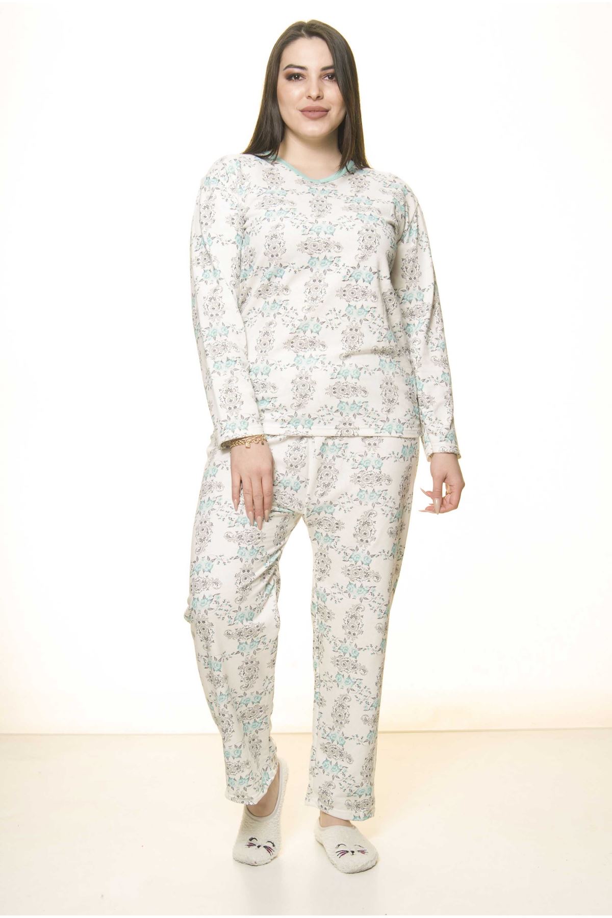  Geniş Kesim Pijama Takımı 31A-1564