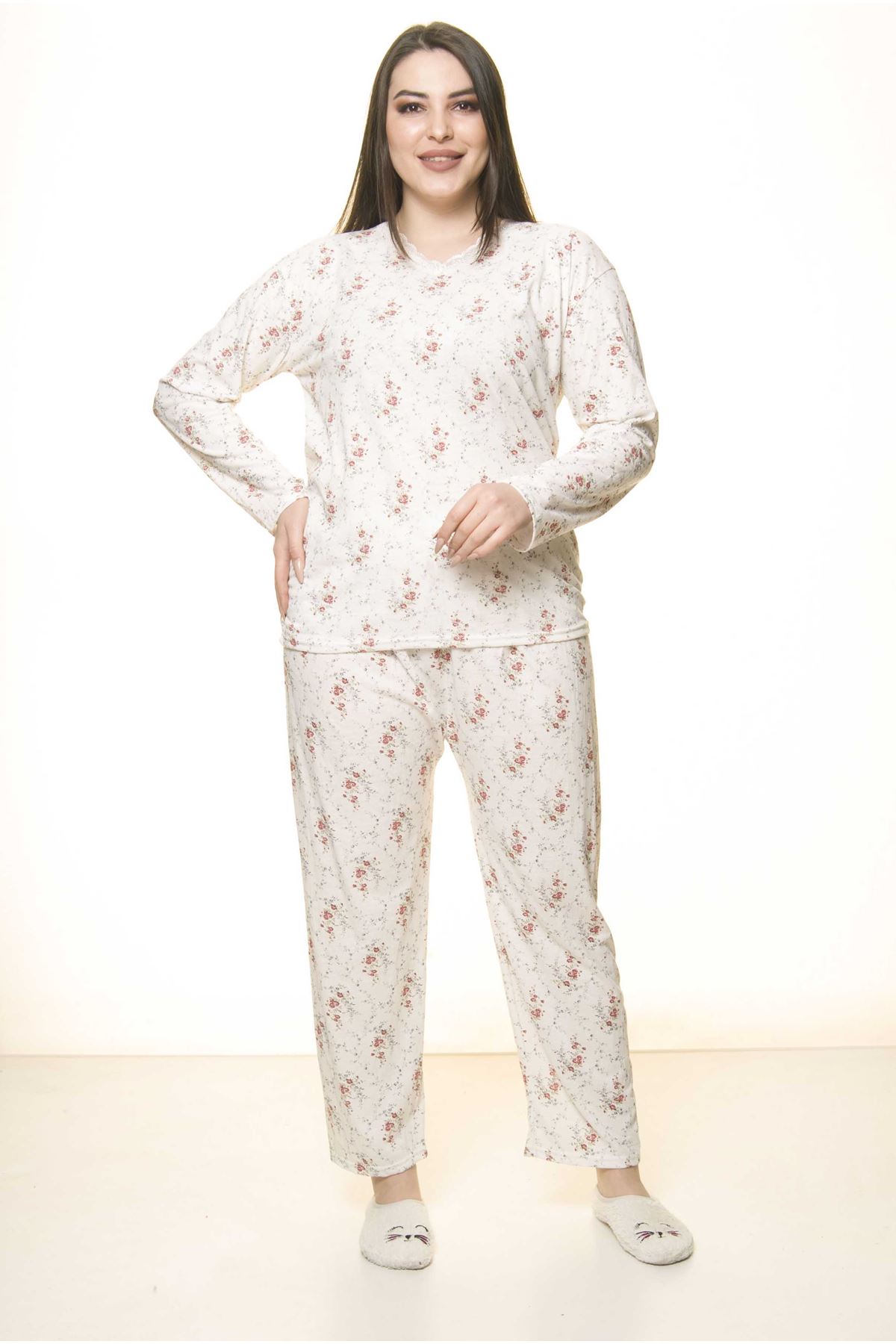  Geniş Kesim Pijama Takımı 31A-1563