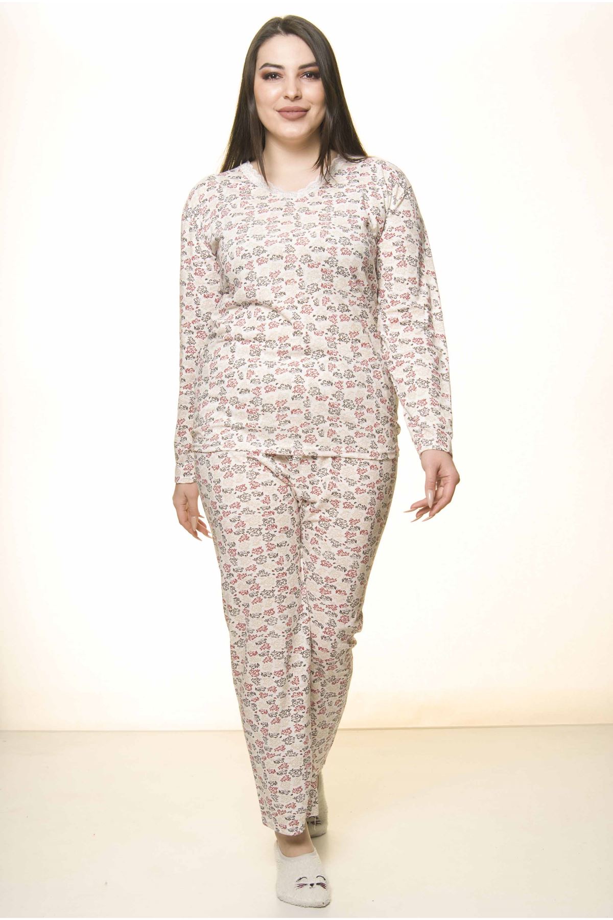  Geniş Kesim Pijama Takımı 31A-1562