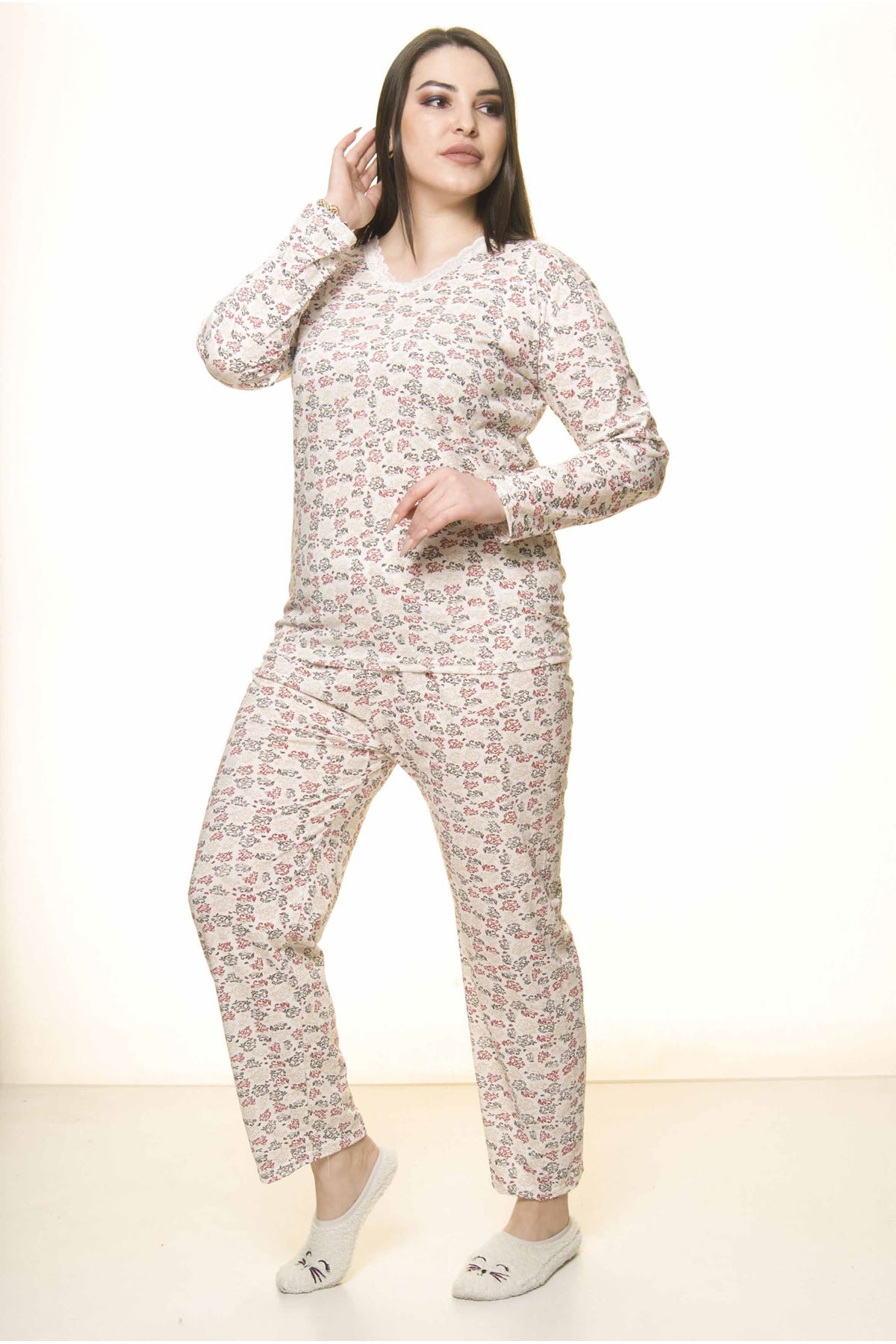  Geniş Kesim Pijama Takımı 31A-1562