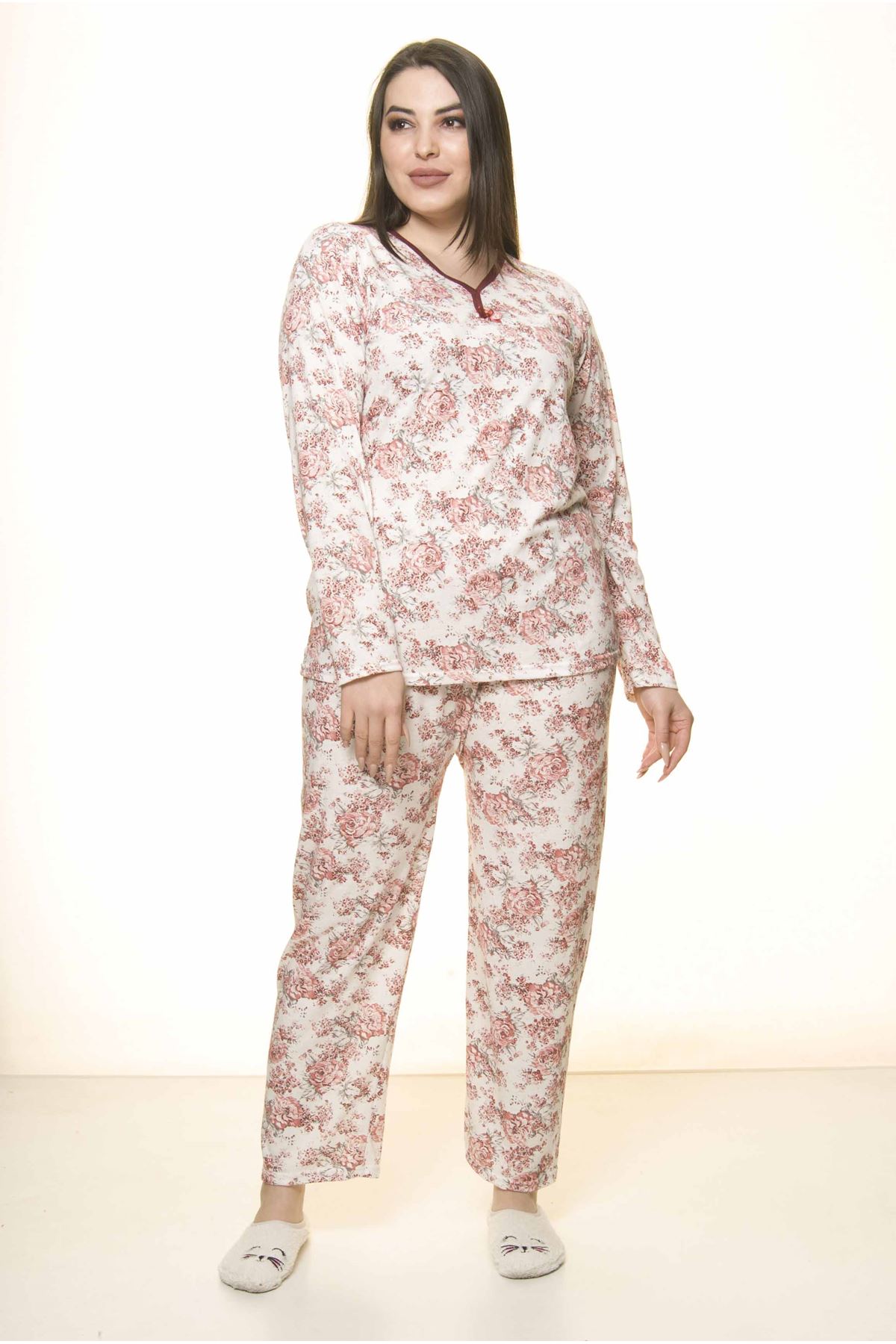  Geniş Kesim Pijama Takımı 31A-1556