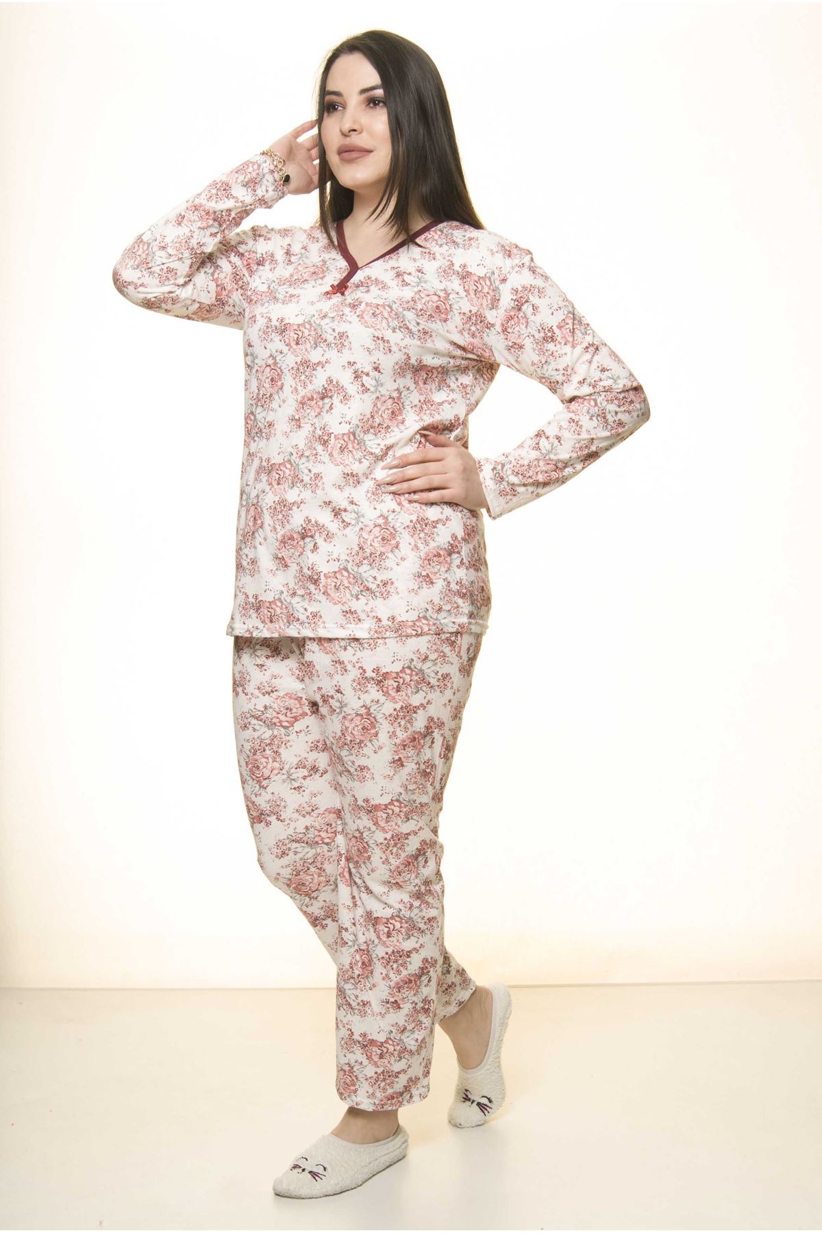  Geniş Kesim Pijama Takımı 31A-1556